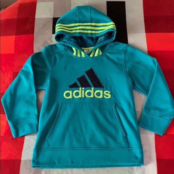 neon yellow adidas hoodie